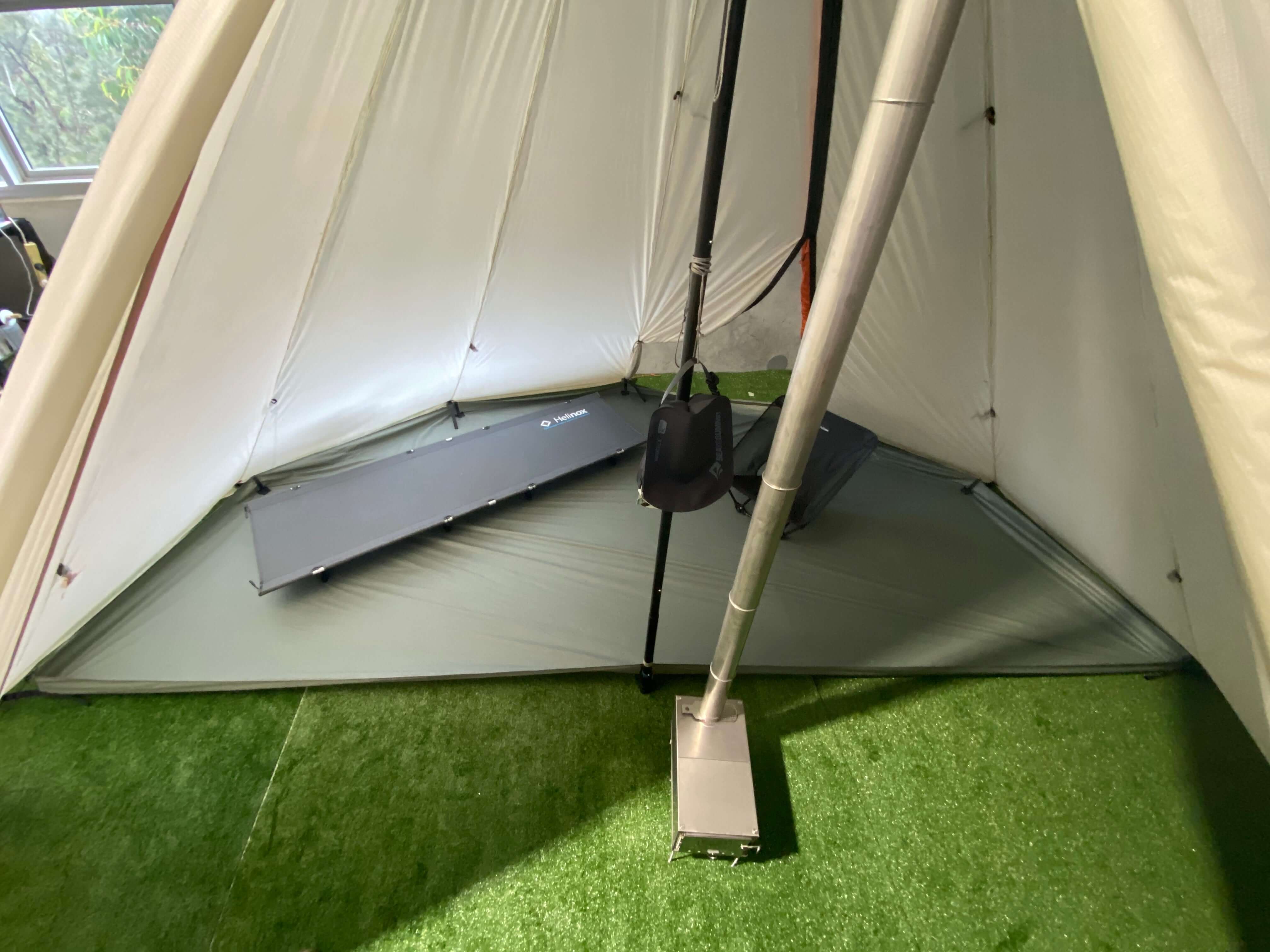 PAST Outdoors Originals Tipi Tent UL6T Half Floor Waterproof Footprint - Image 2