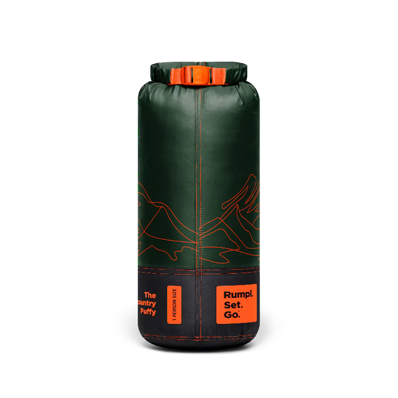 Rumpl Backcountry Puffy Blanket - Mountain Green Peak - Image 4