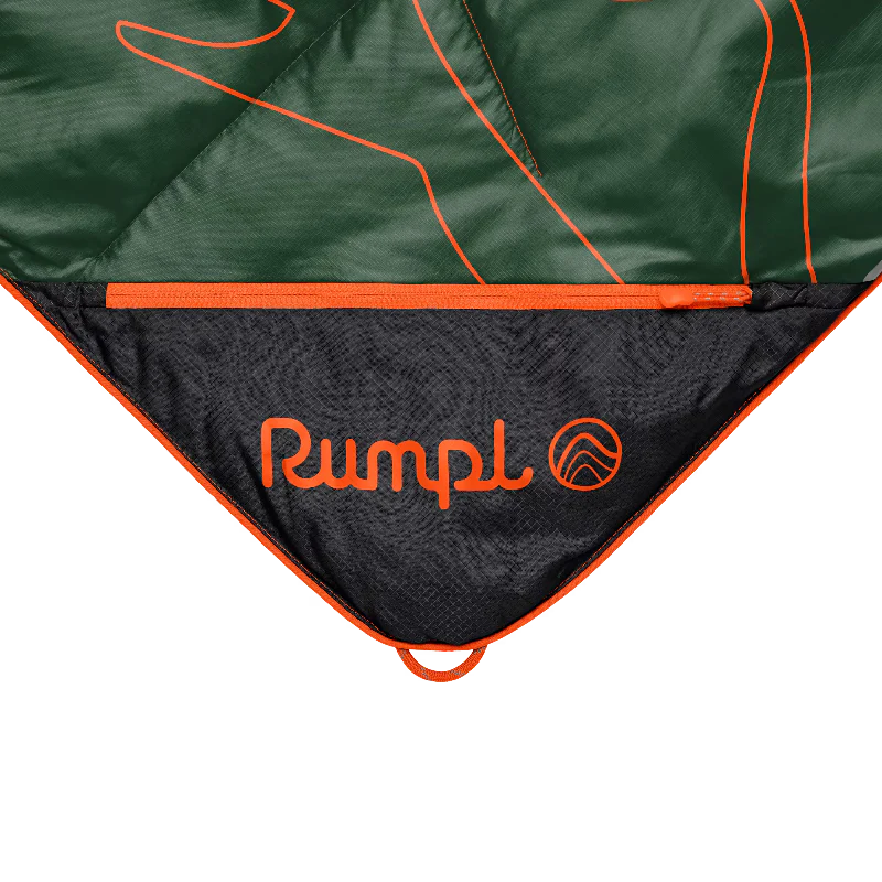 Rumpl Backcountry Puffy Blanket - Mountain Green Peak - Image 8