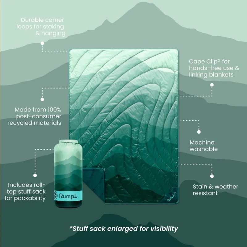 Rumpl Original Puffy Blanket - Cascade Fade - Image 3